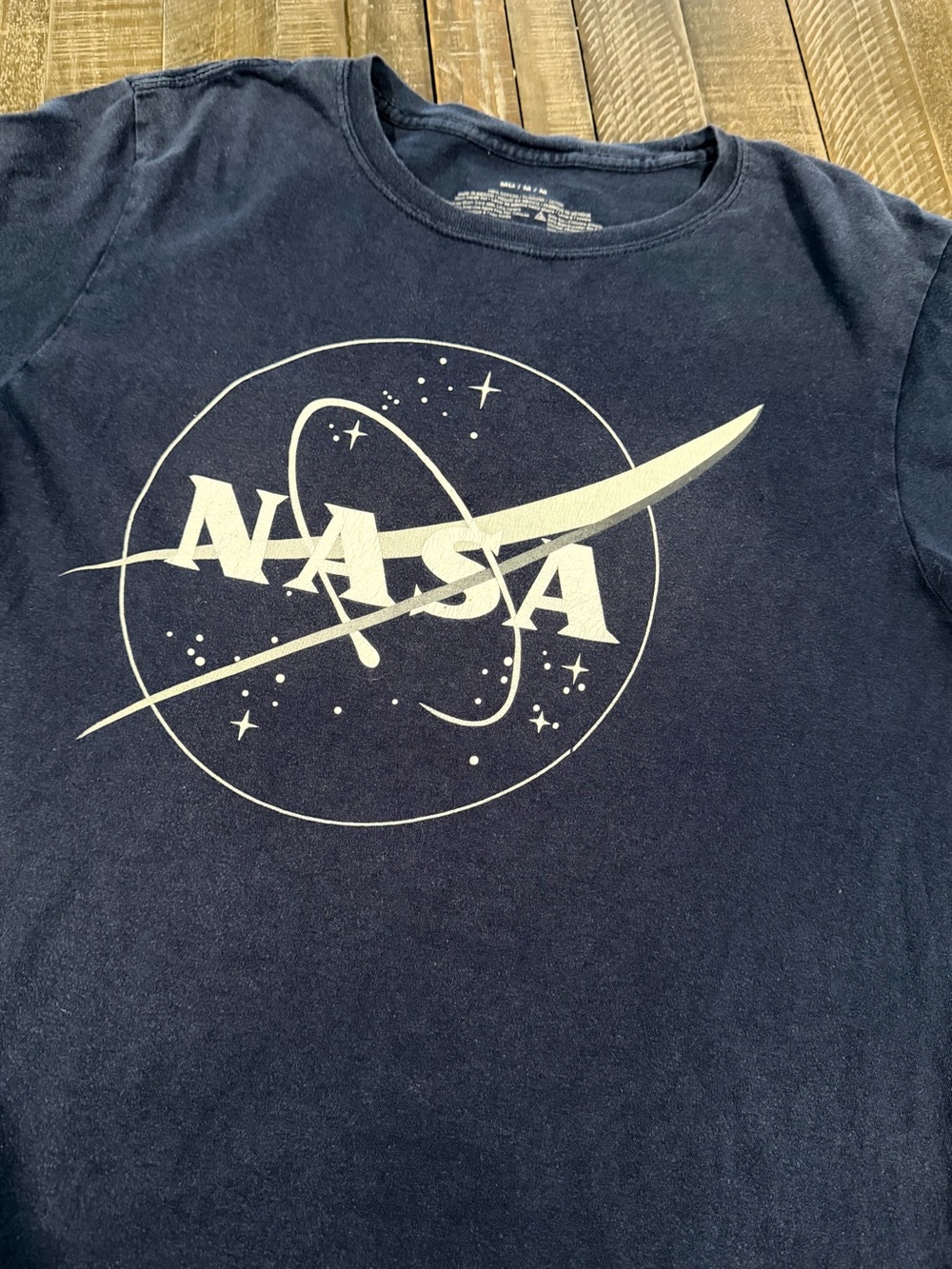 MAD Engine Navy Short Sleeve NASA Logo Tee